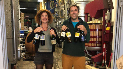 Cellar tour, 5 wine tasting, & snacks